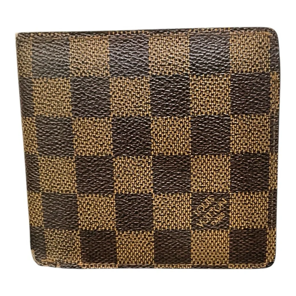 💼 Louis Vuitton Damier Ebene Canvas‎ Bifold Wallet | Made in Spain